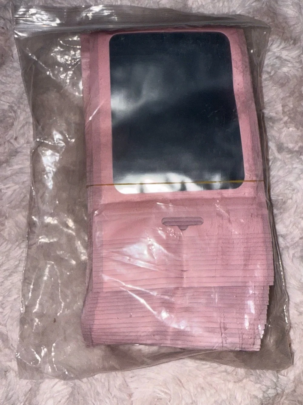 NWT’s 100 Pcs - Pink Resealable Pouch Pack - Matte Pink Jewelry, Candy ETC Bags